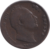 1836 FARTHING ( FAIR ) - FARTHING - Cambridgeshire Coins