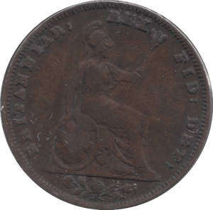 1836 FARTHING ( FINE ) - Farthing - Cambridgeshire Coins