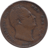 1836 FARTHING ( FINE ) - Farthing - Cambridgeshire Coins