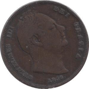 1836 FARTHING ( FINE ) - Farthing - Cambridgeshire Coins