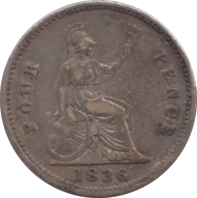 1836 FOURPENCE ( GF ) - Fourpence - Cambridgeshire Coins