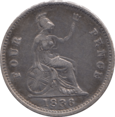 1836 FOURPENCE ( VF ) - Fourpence - Cambridgeshire Coins