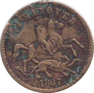 1837 BRITISH HANOVER TOKEN 1 - OTHER TOKENS - Cambridgeshire Coins