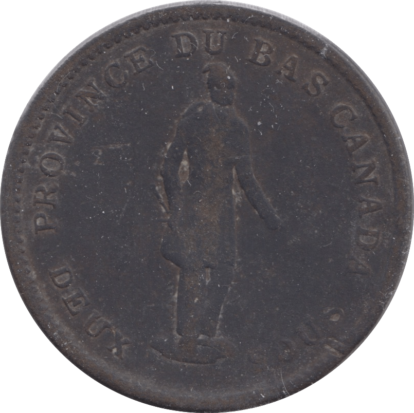 1837 CANADA BANK PENNY TOKEN - PENNY TOKEN - Cambridgeshire Coins