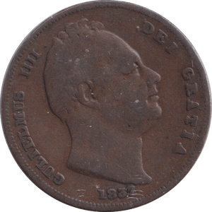 1837 FARTHING ( FAIR ) - FARTHING - Cambridgeshire Coins