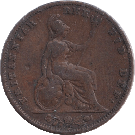 1837 FARTHING ( FAIR ) - FARTHING - Cambridgeshire Coins