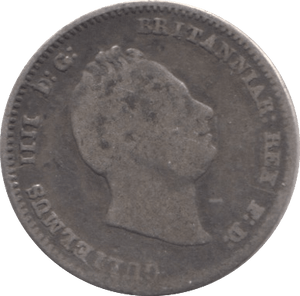 1837 FOURPENCE ( FINE ) - FOURPENCE - Cambridgeshire Coins