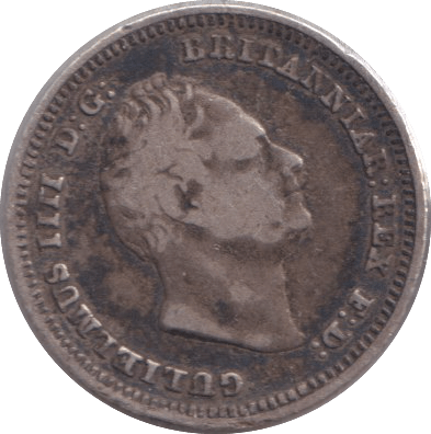 1837 FOURPENCE ( VF ) - FOURPENCE - Cambridgeshire Coins