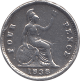 1838 FOURPENCE ( GF ) - Fourpence - Cambridgeshire Coins