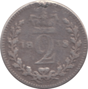 1838 MAUNDY TWOPENCE ( FINE ) - MAUNDY TWOPENCE - Cambridgeshire Coins