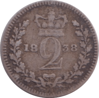 1838 TWOPENCE ( FINE ) - Fourpence - Cambridgeshire Coins