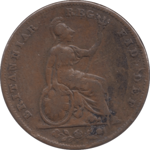 1839 FARTHING ( FINE ) - Farthing - Cambridgeshire Coins