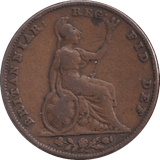 1839 FARTHING ( FINE ) - FARTHING - Cambridgeshire Coins