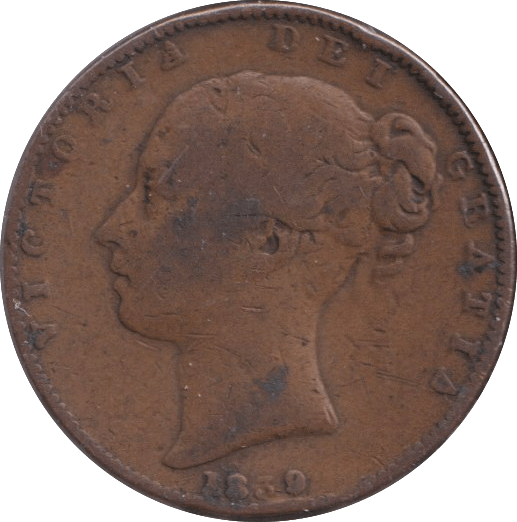 1839 FARTHING ( FINE ) - FARTHING - Cambridgeshire Coins