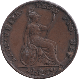 1839 FARTHING ( VF ) - FARTHING - Cambridgeshire Coins