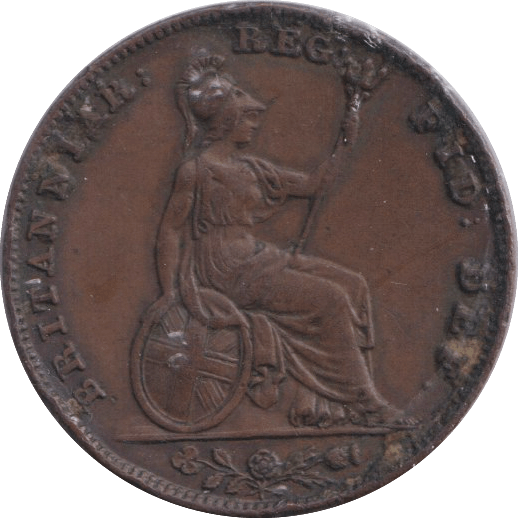 1839 FARTHING ( VF ) - FARTHING - Cambridgeshire Coins