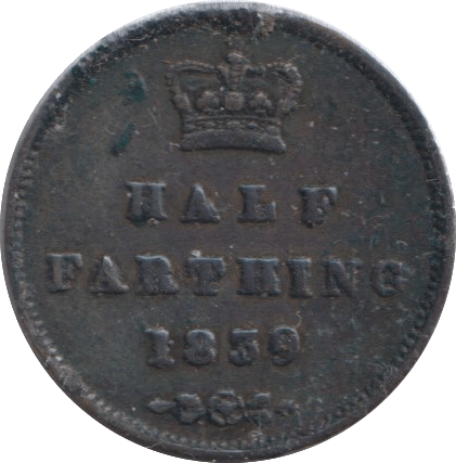 1839 HALF FARTHING ( VF ) - HALF FARTHING - Cambridgeshire Coins