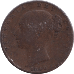 1840 FARTHING ( FAIR ) - FARTHING - Cambridgeshire Coins