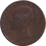 1840 FARTHING ( FAIR ) - FARTHING - Cambridgeshire Coins