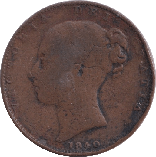 1840 FARTHING ( GF ) - FARTHING - Cambridgeshire Coins