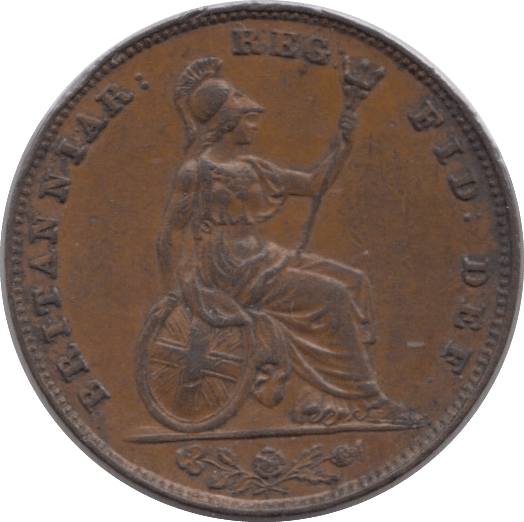 1840 FARTHING ( GVF ) - Farthing - Cambridgeshire Coins