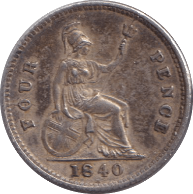 1840 FOURPENCE ( GVF ) - FOURPENCE - Cambridgeshire Coins