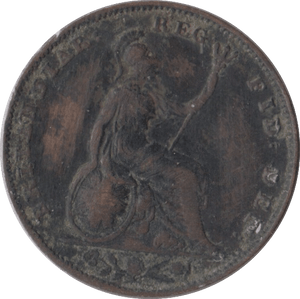 1841 FARTHING ( FINE ) - Farthing - Cambridgeshire Coins