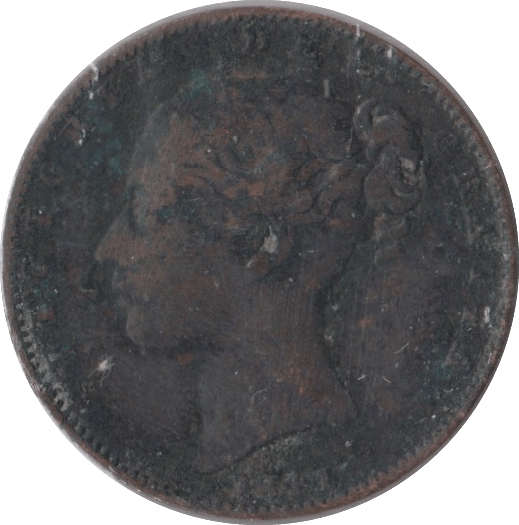 1841 FARTHING ( FINE ) - Farthing - Cambridgeshire Coins