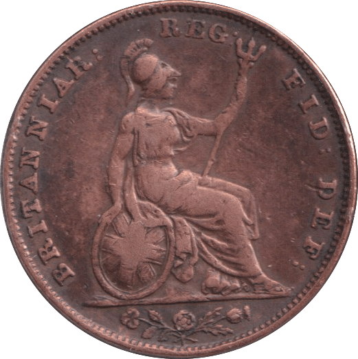 1841 FARTHING ( FINE ) - FARTHING - Cambridgeshire Coins