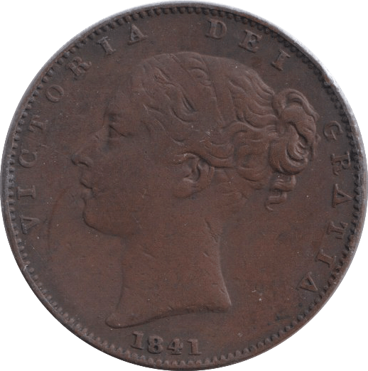 1841 FARTHING ( GF ) - FARTHING - Cambridgeshire Coins