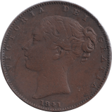 1841 FARTHING ( GF ) - FARTHING - Cambridgeshire Coins