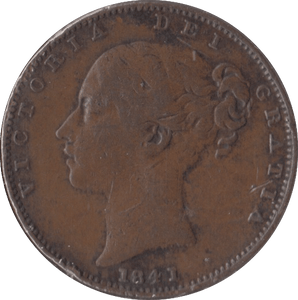 1841 FARTHING ( VF ) - Farthing - Cambridgeshire Coins