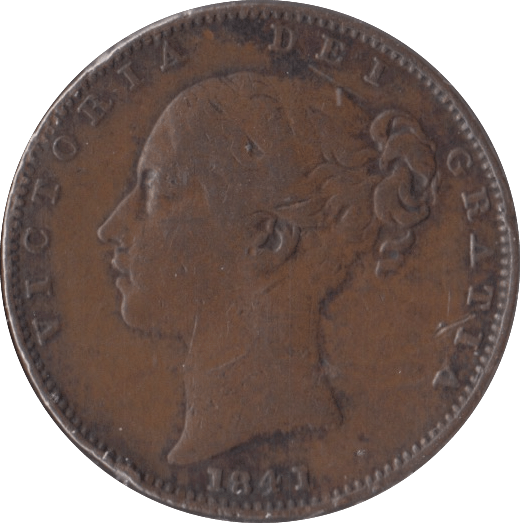 1841 FARTHING ( VF ) - Farthing - Cambridgeshire Coins