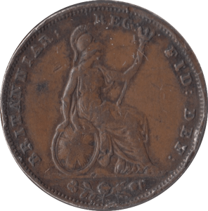 1841 FARTHING ( VF ) - Farthing - Cambridgeshire Coins