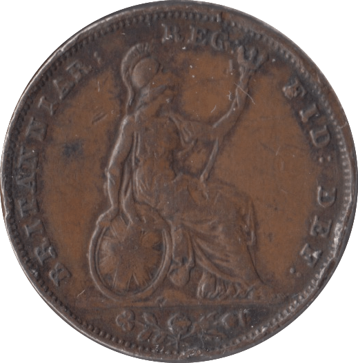 1841 FARTHING ( VF ) - Farthing - Cambridgeshire Coins