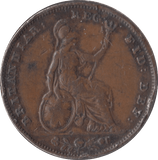 1841 FARTHING ( VF ) - Farthing - Cambridgeshire Coins