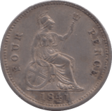 1841 FOURPENCE ( EF ) - Fourpence - Cambridgeshire Coins