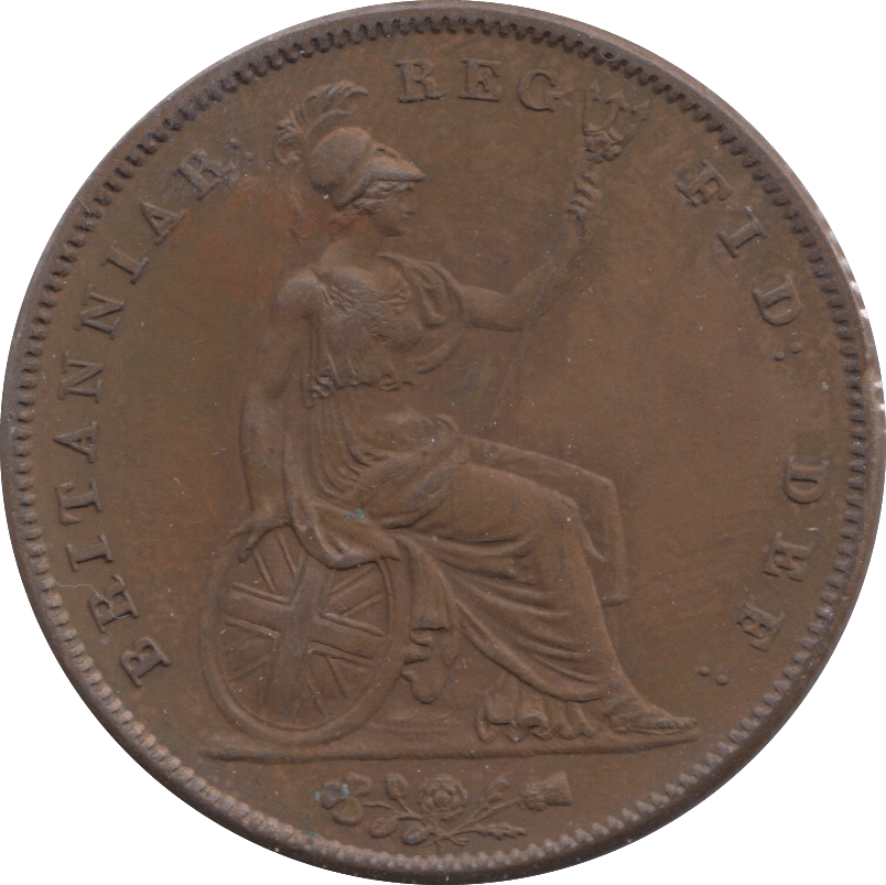 1841 PENNY BRITANNIA ( EF ) - PENNY - Cambridgeshire Coins