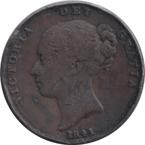 1841 PENNY ( FINE ) - PENNY - Cambridgeshire Coins