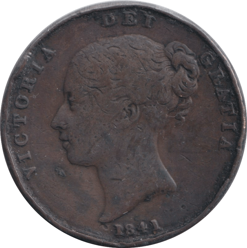 1841 PENNY ( FINE ) - PENNY - Cambridgeshire Coins