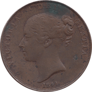 1841 PENNY ( GVF ) - WORLD COINS - Cambridgeshire Coins