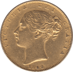 1842 GOLD SOVEREIGN ( EF ) - SOVEREIGN - Cambridgeshire Coins