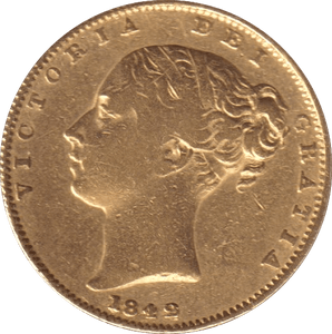 1842 GOLD SOVEREIGN ( VF ) - SOVEREIGN - Cambridgeshire Coins