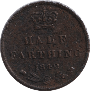 1842 HALF FARTHING ( VF ) - HALF FARTHING - Cambridgeshire Coins