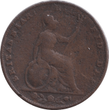 1843 FARTHING ( FAIR ) - FARTHING - Cambridgeshire Coins