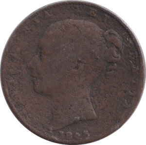 1843 FARTHING ( FAIR ) - FARTHING - Cambridgeshire Coins