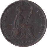 1843 FARTHING ( GVF ) - Farthing - Cambridgeshire Coins