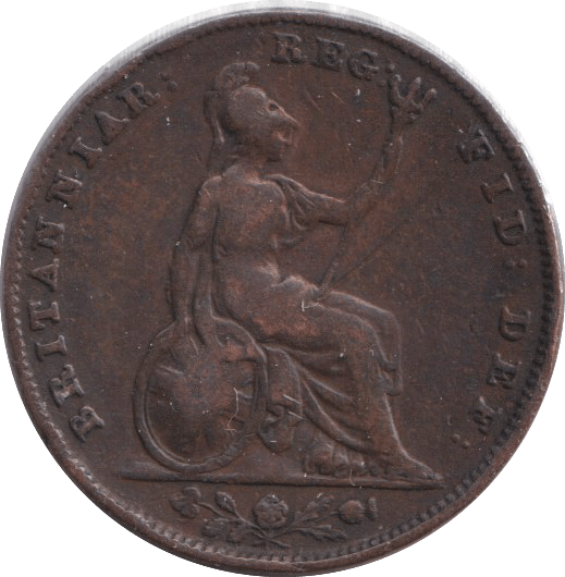 1843 FARTHING ( NF ) - FARTHING - Cambridgeshire Coins