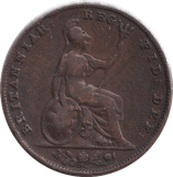 1843 FARTHING ( NF ) - FARTHING - Cambridgeshire Coins