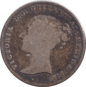 1843 FOURPENCE ( FINE ) - FOURPENCE - Cambridgeshire Coins